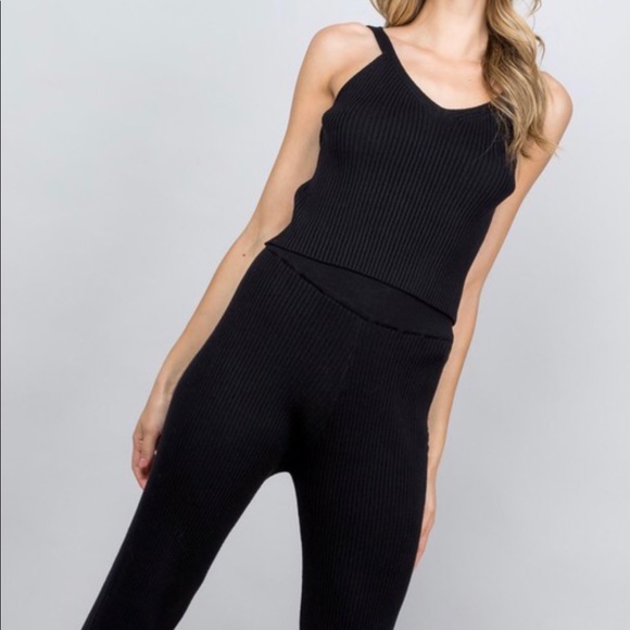 Cami Ribbed Sweater Loungewear Set - Picture 7 of 10